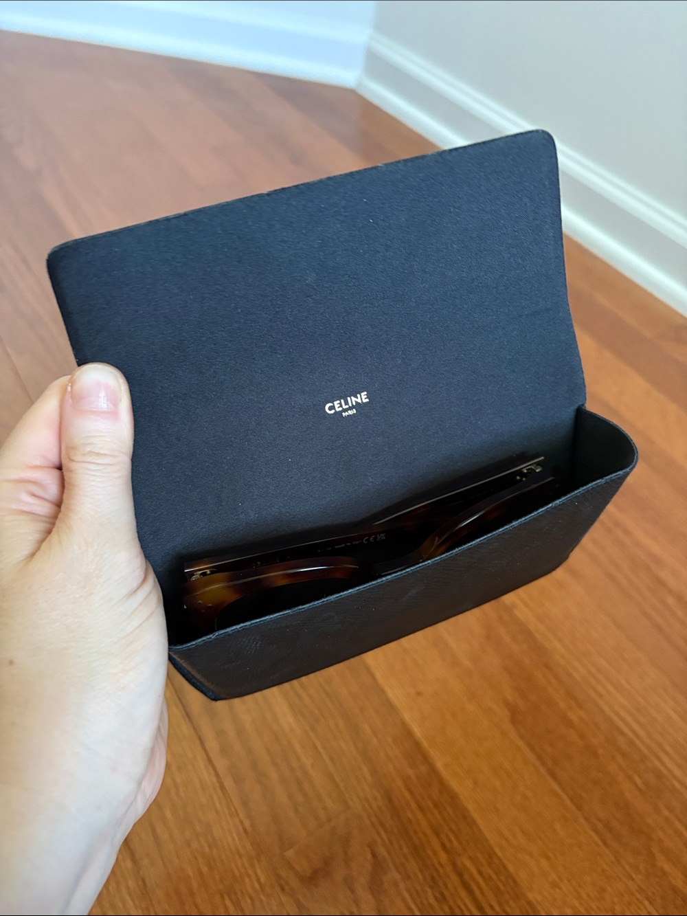 Celine Tortoiseshell Round Eyeglasses - Picture 10 of 11